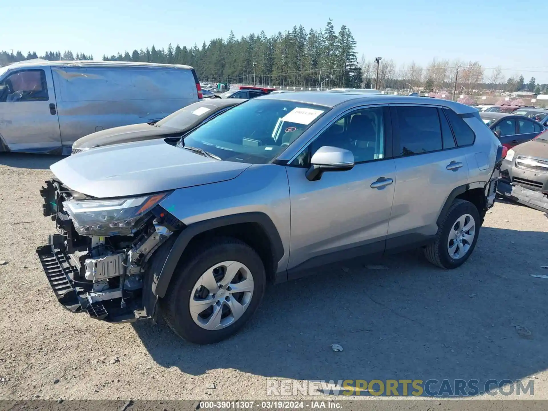 2 Photograph of a damaged car 2T3K1RFV0PC234868 TOYOTA RAV4 2023