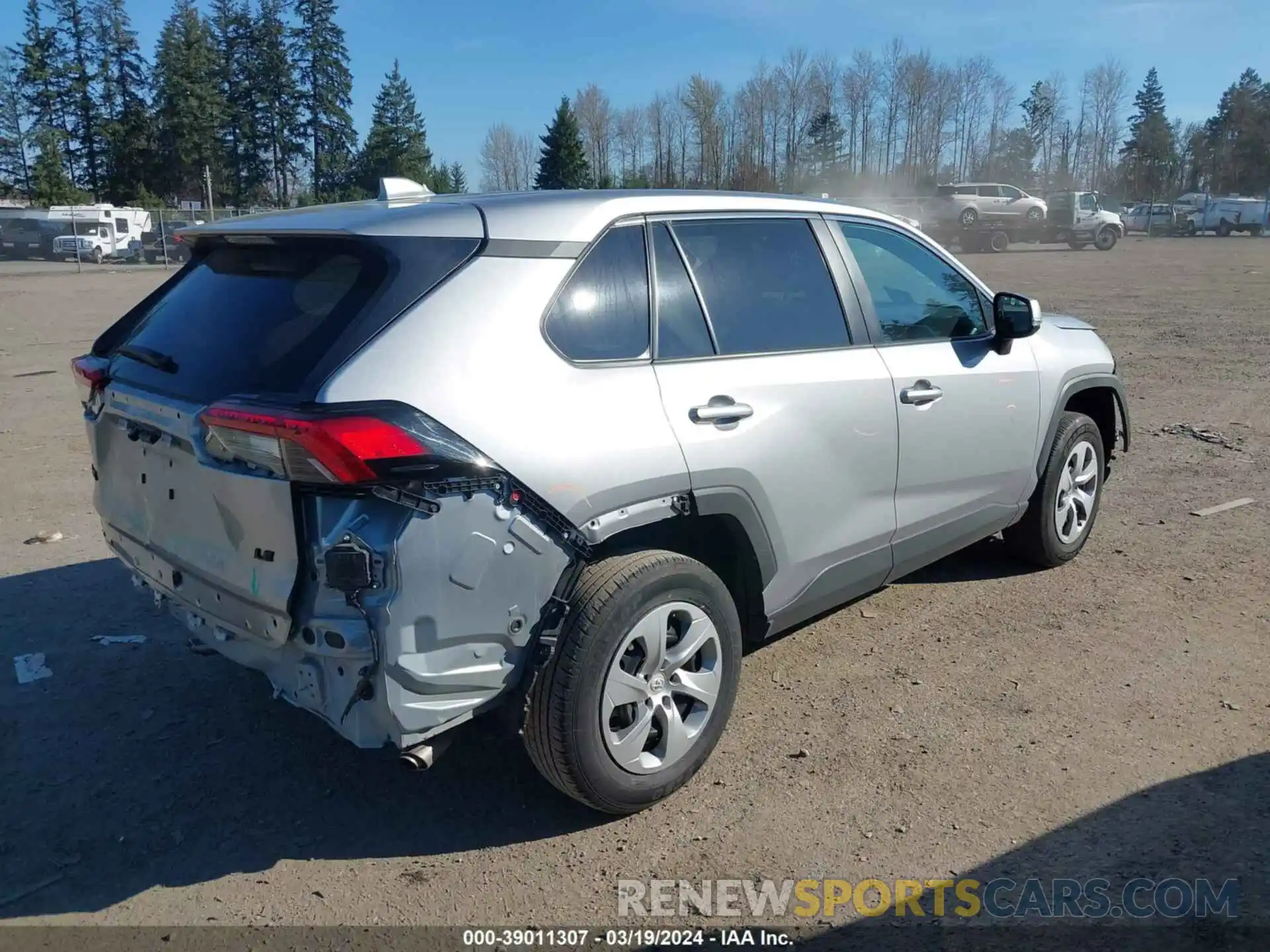 4 Photograph of a damaged car 2T3K1RFV0PC234868 TOYOTA RAV4 2023