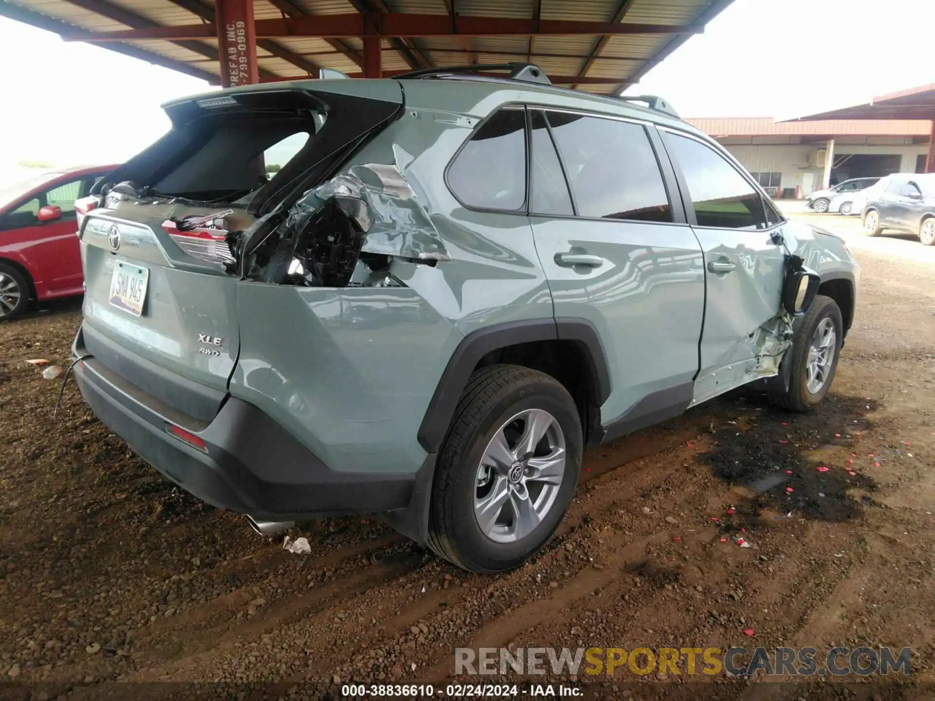 4 Фотография поврежденного автомобиля 2T3P1RFV9PW408439 TOYOTA RAV4 2023