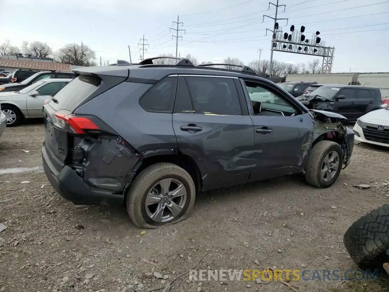 3 Фотография поврежденного автомобиля 2T3P1RFVXPW396186 TOYOTA RAV4 2023