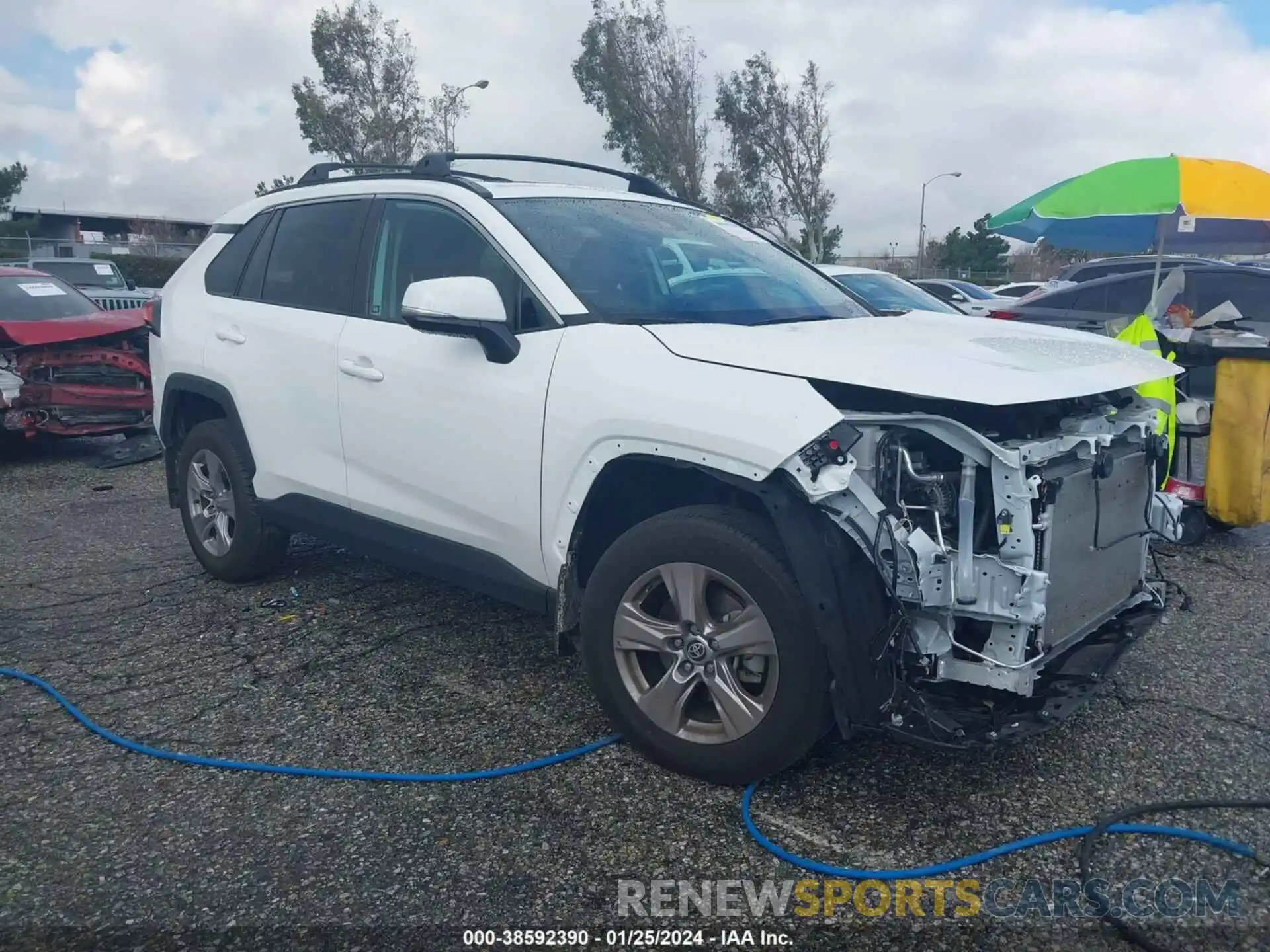 1 Photograph of a damaged car 2T3W1RFV6PC225027 TOYOTA RAV4 2023