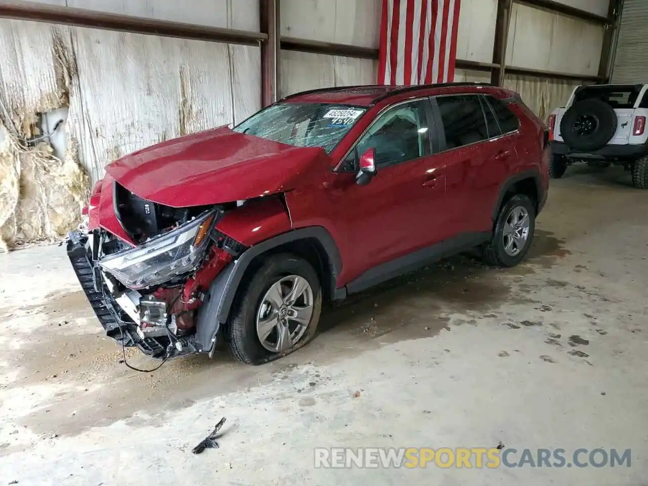 1 Photograph of a damaged car 2T3W1RFV6PW264540 TOYOTA RAV4 2023