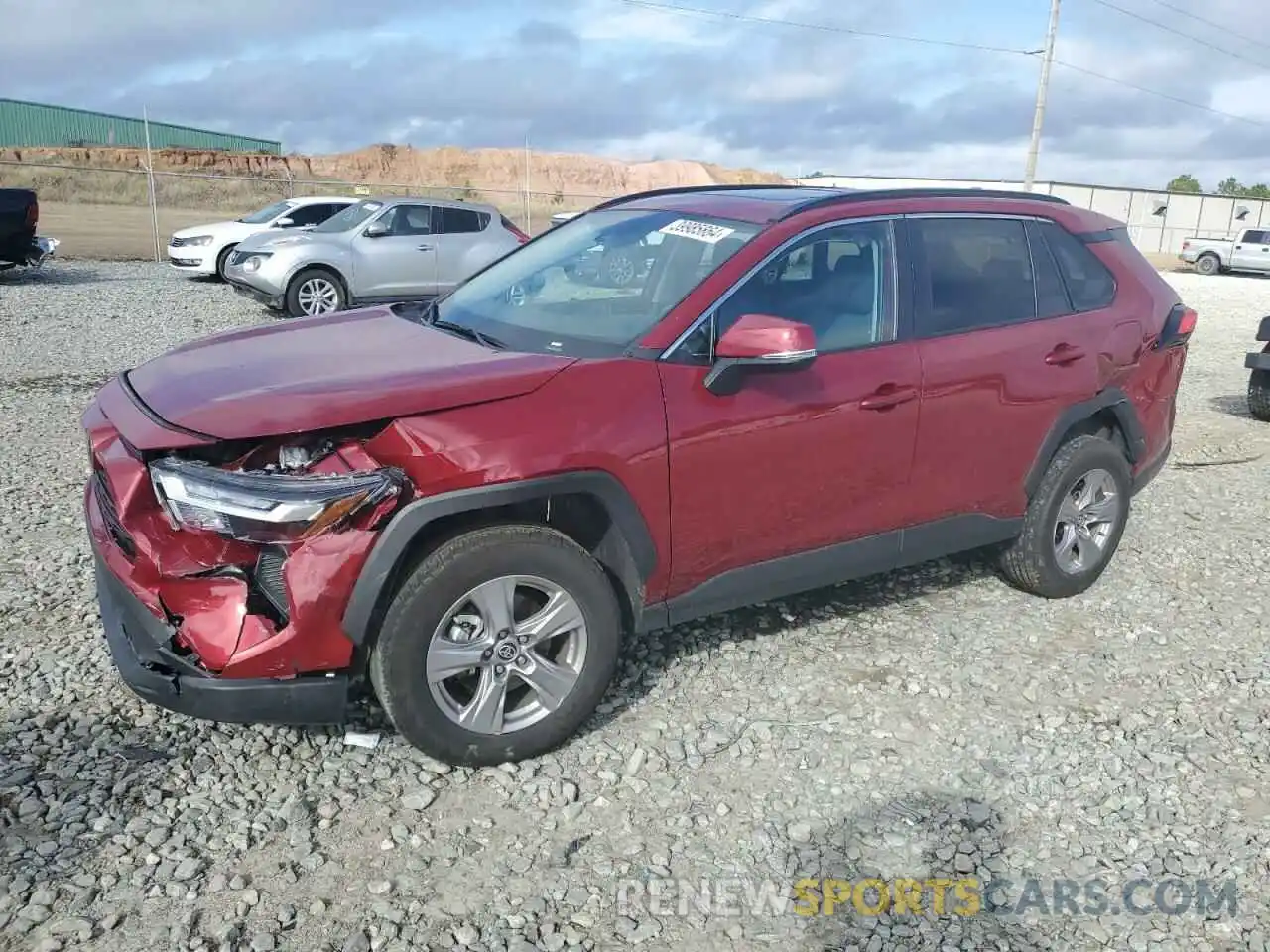 1 Photograph of a damaged car 2T3W1RFV7PW240232 TOYOTA RAV4 2023