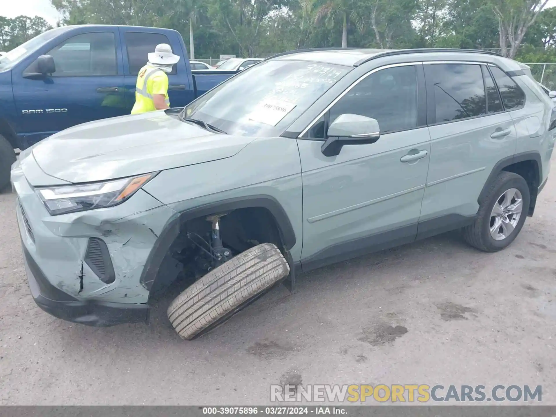 2 Photograph of a damaged car 2T3W1RFV9PW260854 TOYOTA RAV4 2023