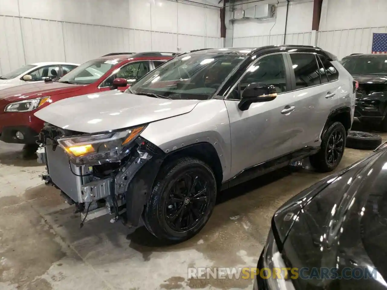 1 Photograph of a damaged car 4T3E6RFV5PU139932 TOYOTA RAV4 2023