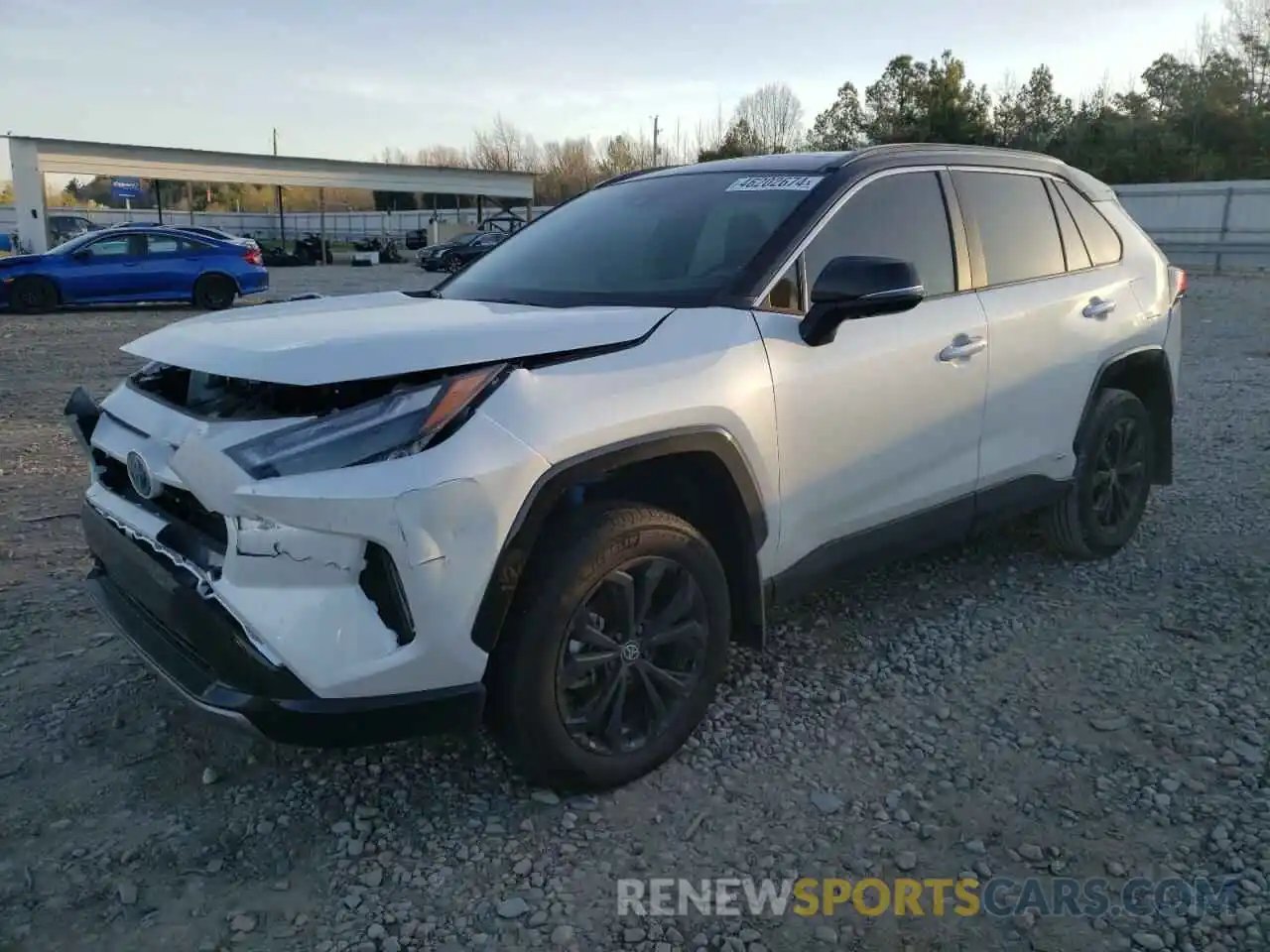 1 Photograph of a damaged car 4T3E6RFVXPU129929 TOYOTA RAV4 2023