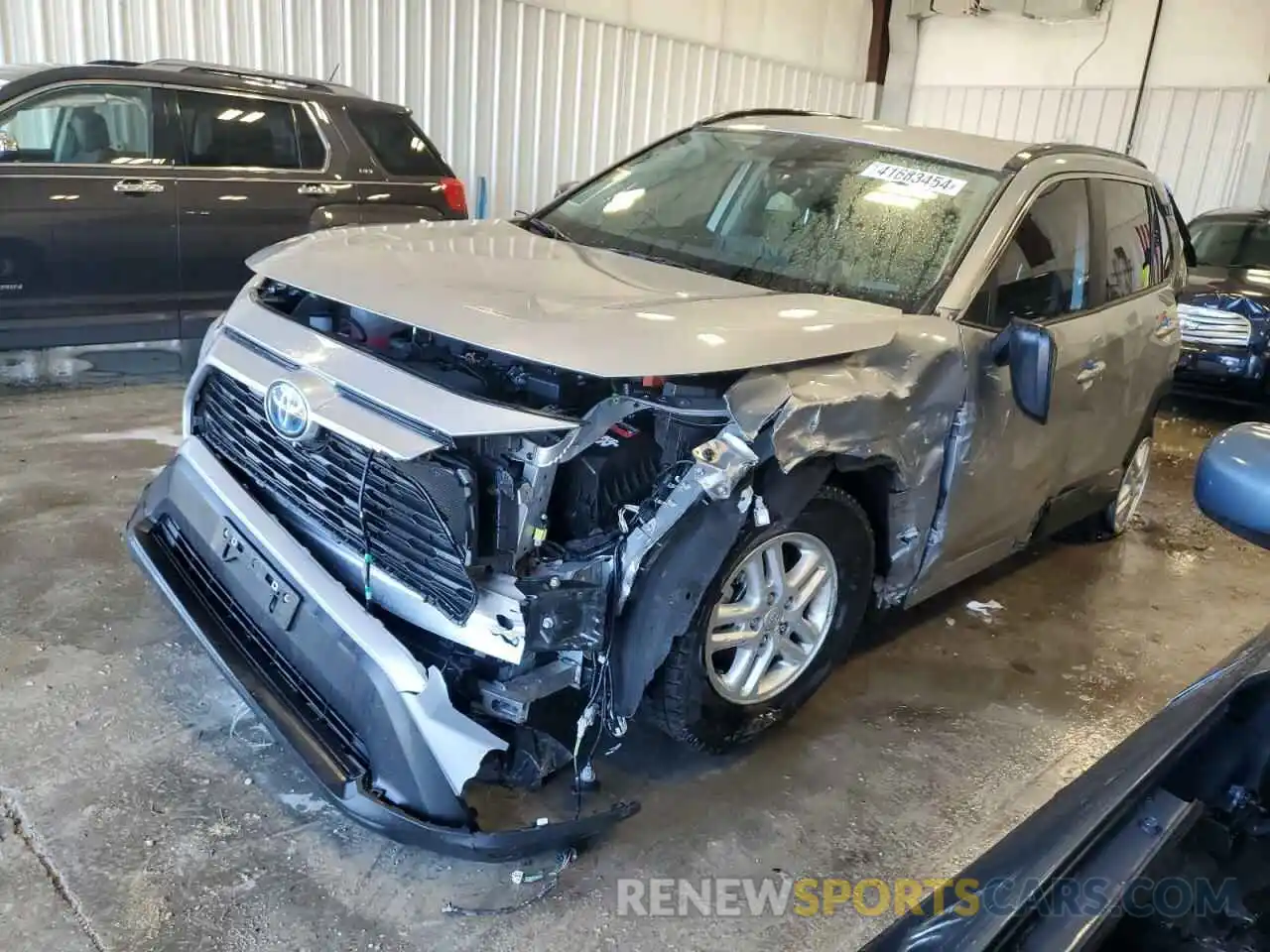 1 Photograph of a damaged car 4T3LWRFV8PU094301 TOYOTA RAV4 2023