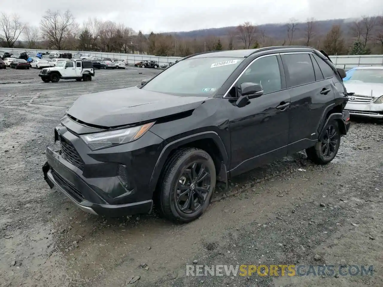 1 Photograph of a damaged car 4T3T6RFV3PU110789 TOYOTA RAV4 2023