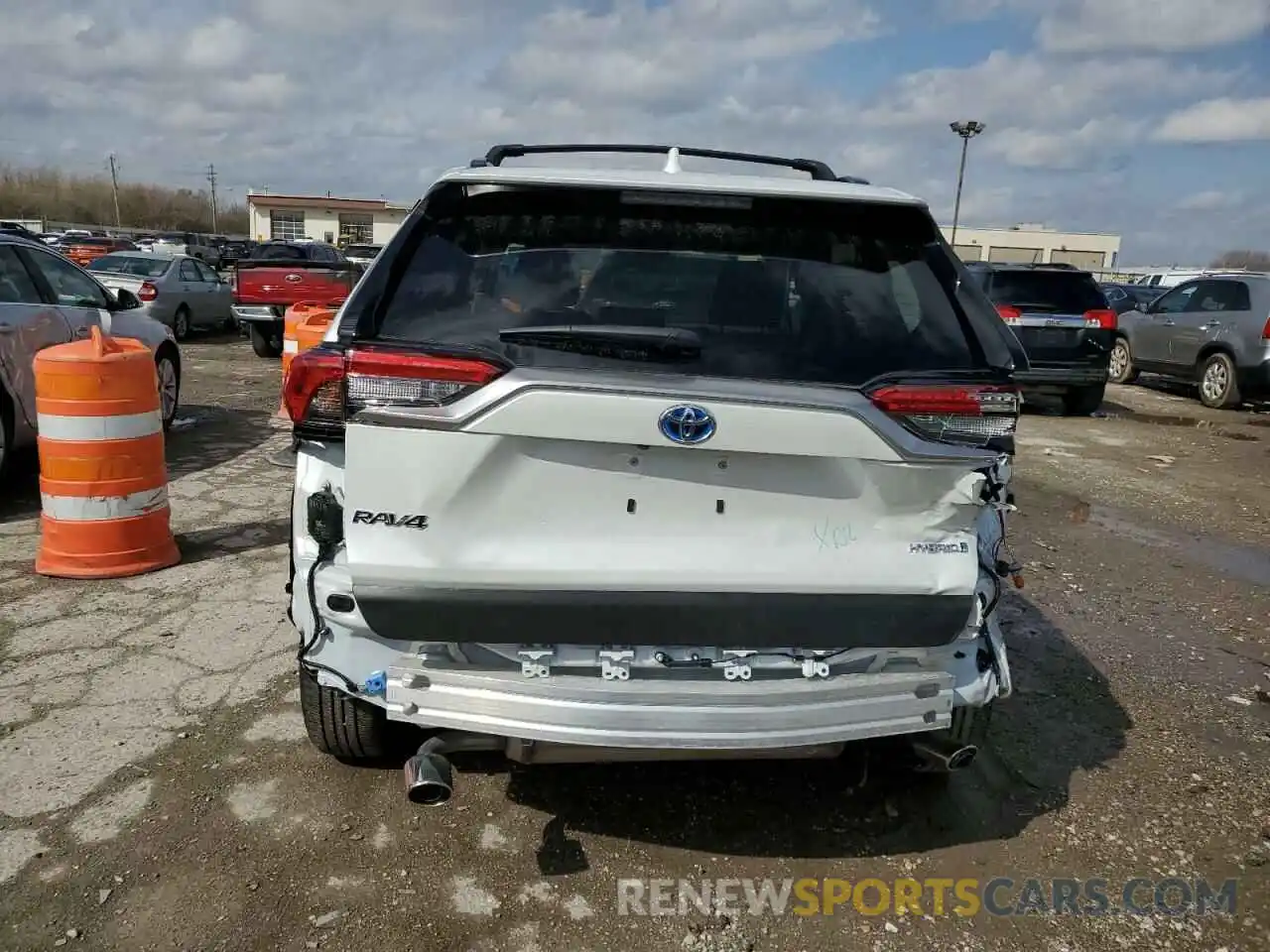 6 Photograph of a damaged car JTMD6RFV6PD548580 TOYOTA RAV4 2023