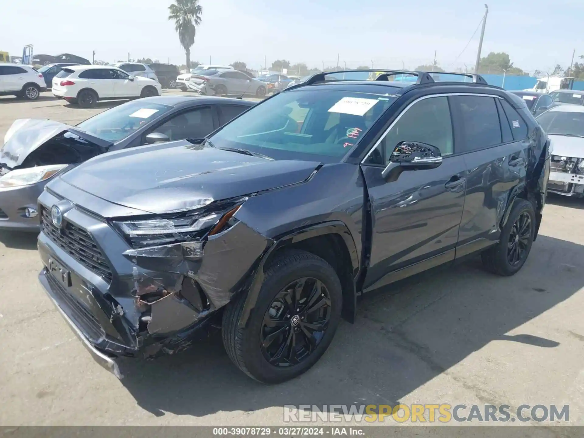 2 Photograph of a damaged car JTME6RFV3PD547343 TOYOTA RAV4 2023