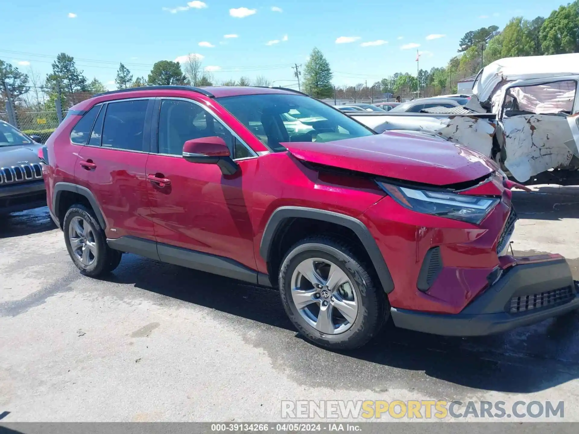 1 Photograph of a damaged car JTMMWRFV3PD192623 TOYOTA RAV4 2023