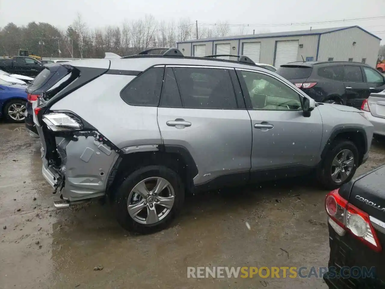 3 Photograph of a damaged car JTMRWRFV0PD190222 TOYOTA RAV4 2023