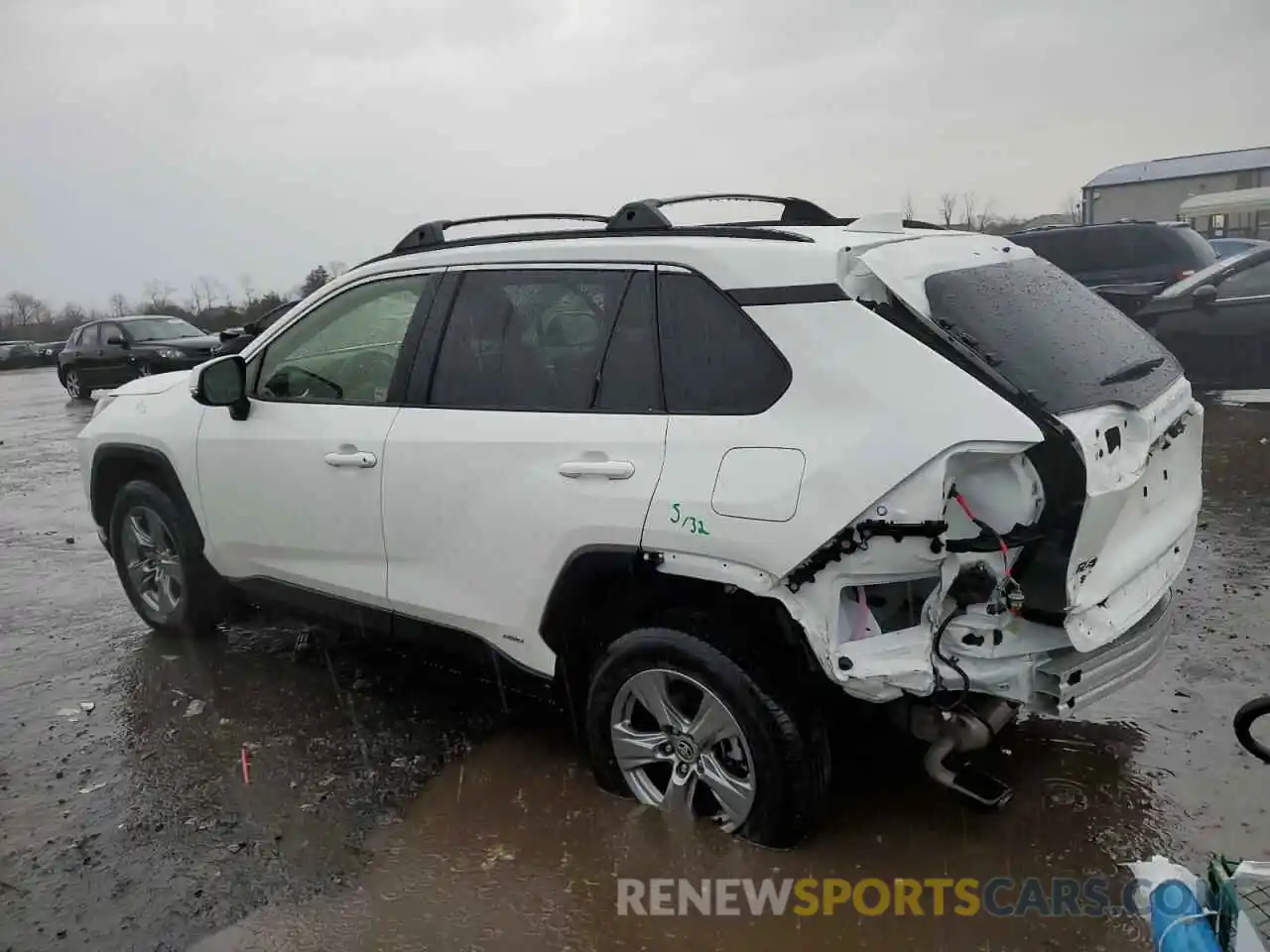 2 Photograph of a damaged car JTMRWRFV1PD189872 TOYOTA RAV4 2023