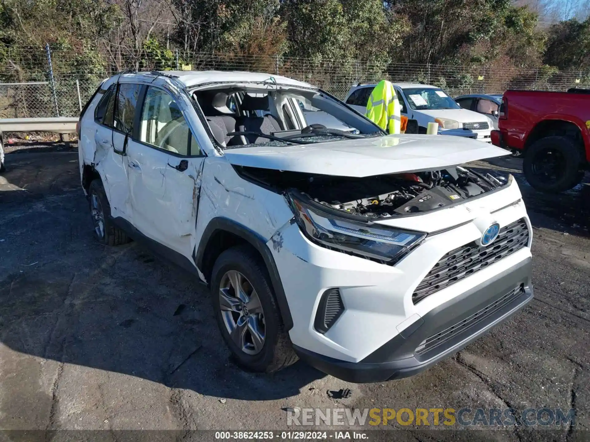 1 Photograph of a damaged car JTMRWRFV4PD202839 TOYOTA RAV4 2023