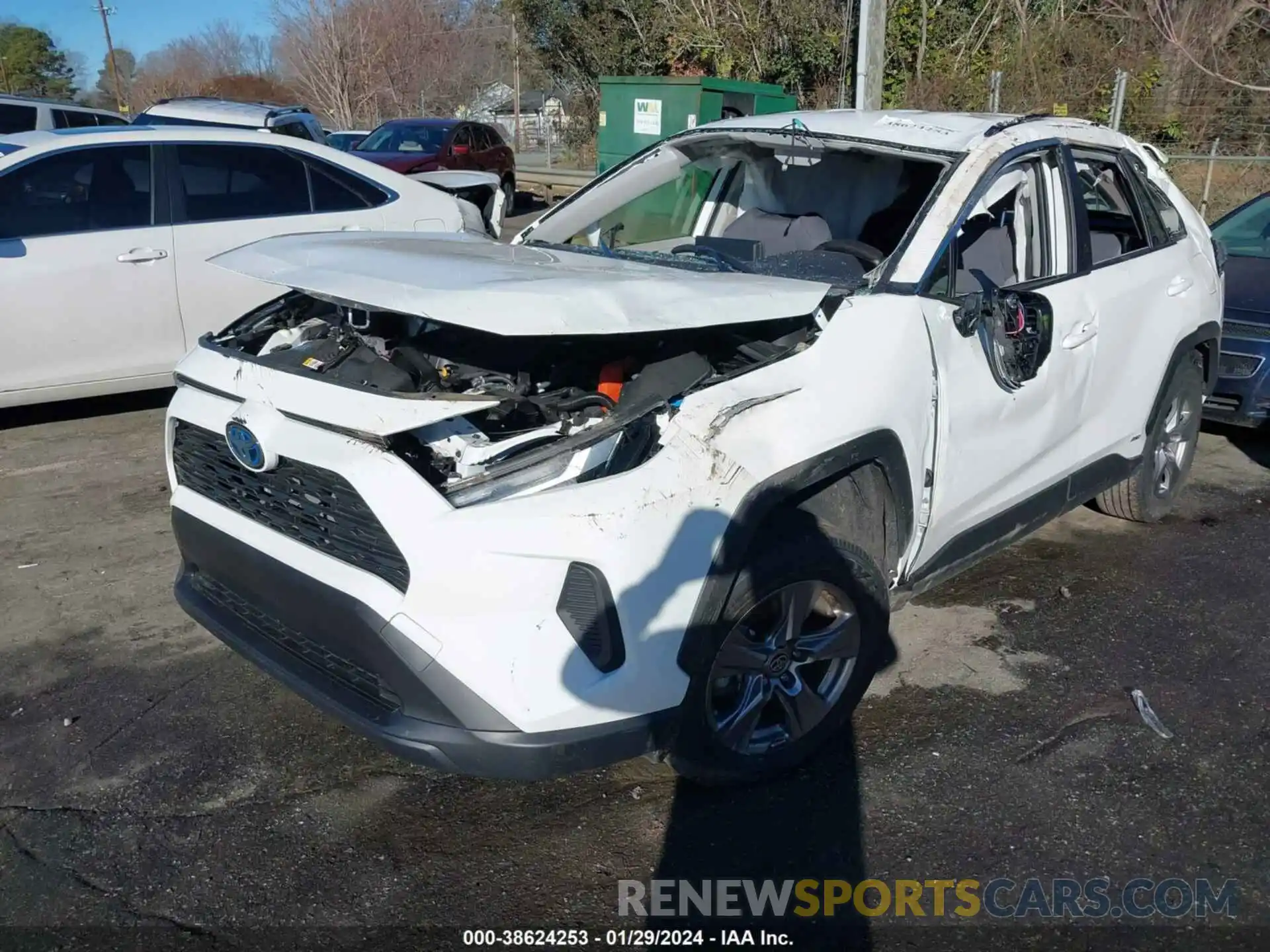 2 Photograph of a damaged car JTMRWRFV4PD202839 TOYOTA RAV4 2023