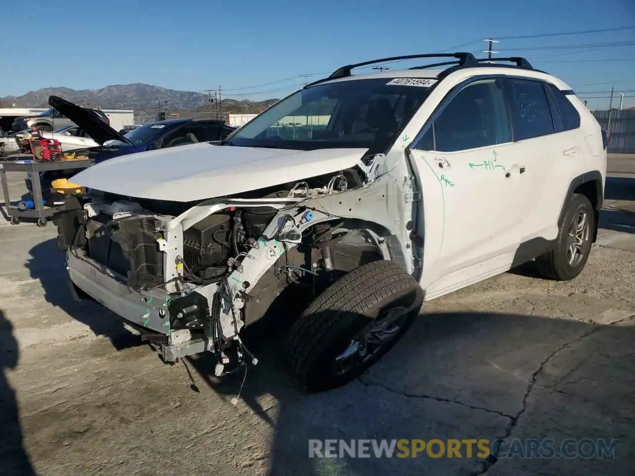 1 Photograph of a damaged car JTMW1RFVXPD105405 TOYOTA RAV4 2023