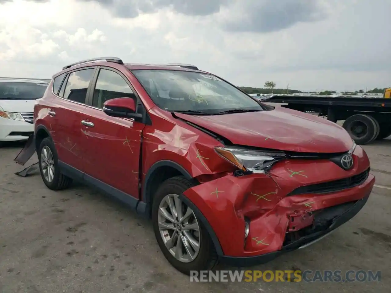 1 Photograph of a damaged car JTMYFREV2HJ116378 TOYOTA RAV4 2023