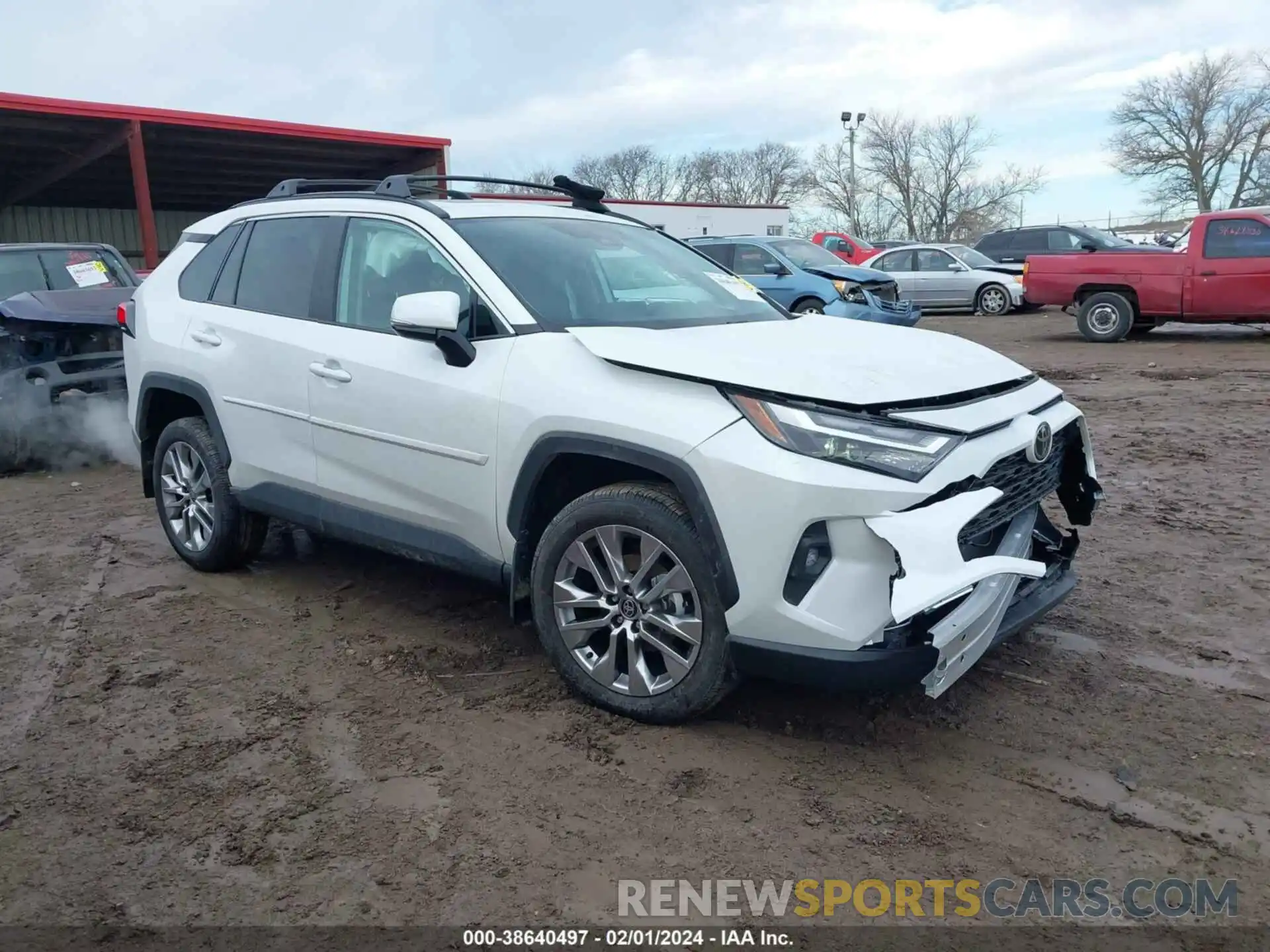 1 Photograph of a damaged car 2T3A1RFV1RW426636 TOYOTA RAV4 2024