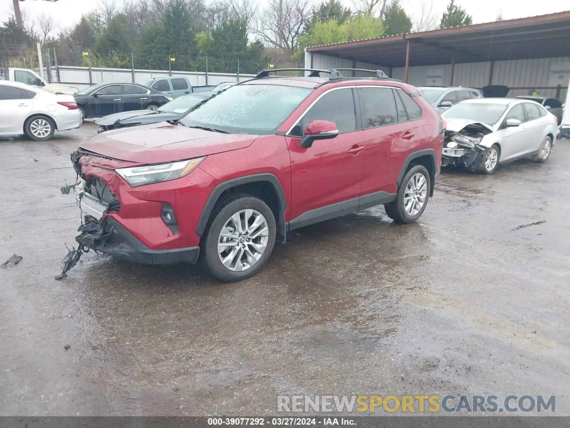 2 Photograph of a damaged car 2T3A1RFV7RW425605 TOYOTA RAV4 2024