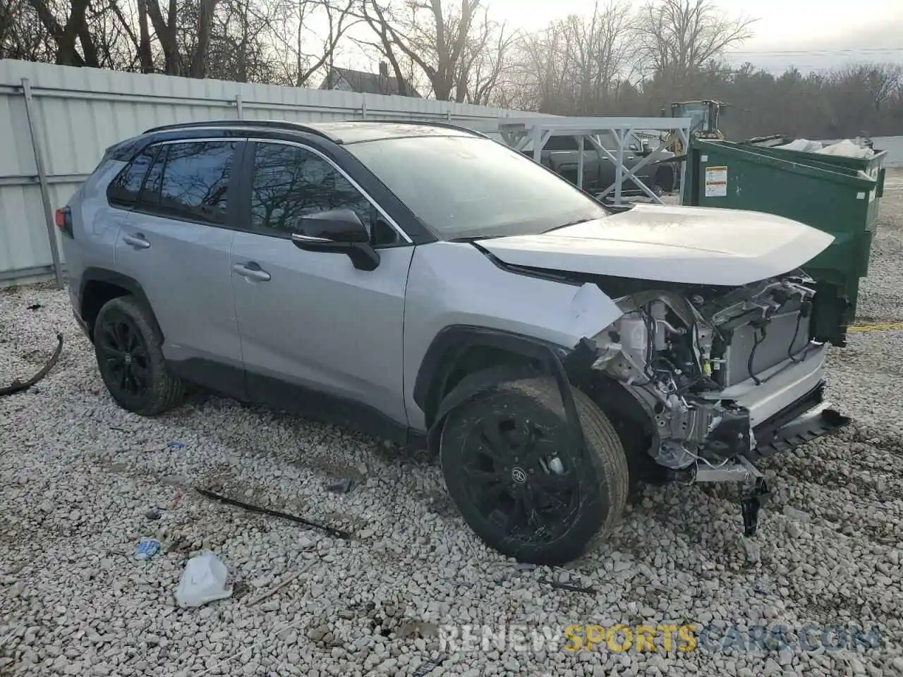 4 Photograph of a damaged car 2T3E6RFV1RW048580 TOYOTA RAV4 2024