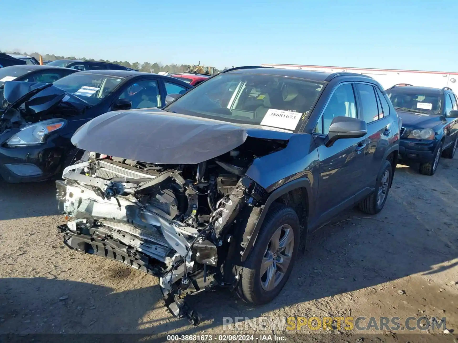 2 Photograph of a damaged car 2T3W1RFV0RC257829 TOYOTA RAV4 2024