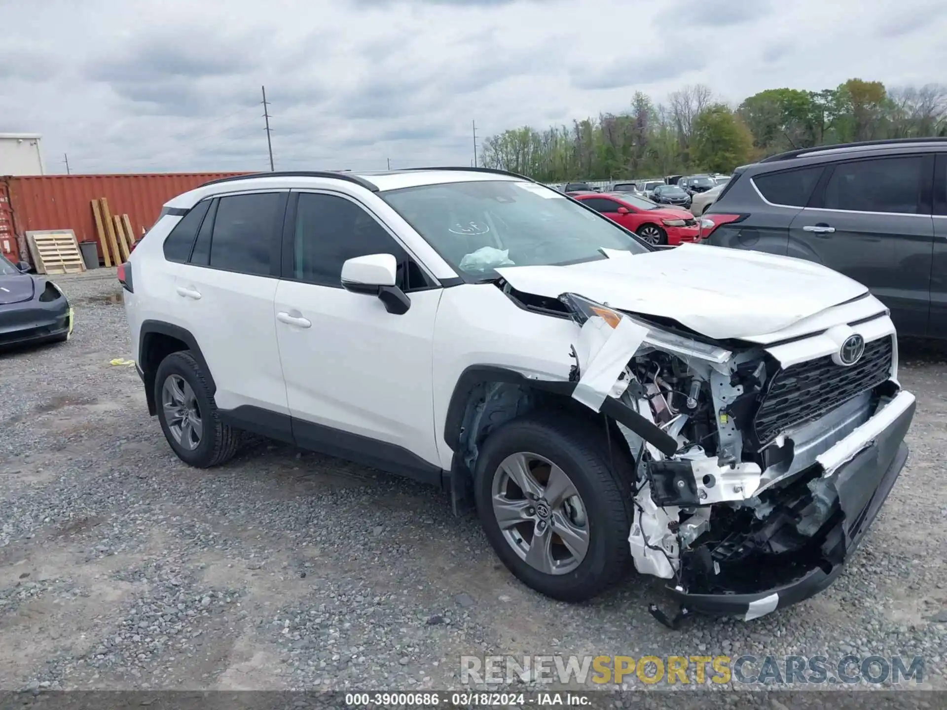 1 Photograph of a damaged car 2T3W1RFVXRC260463 TOYOTA RAV4 2024