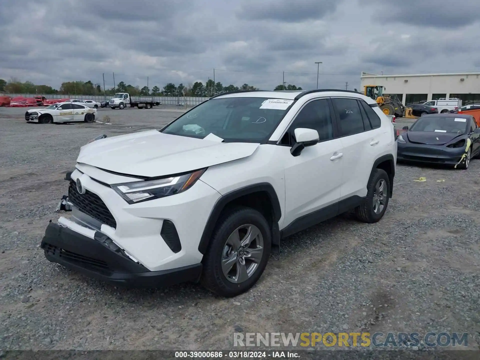 2 Photograph of a damaged car 2T3W1RFVXRC260463 TOYOTA RAV4 2024