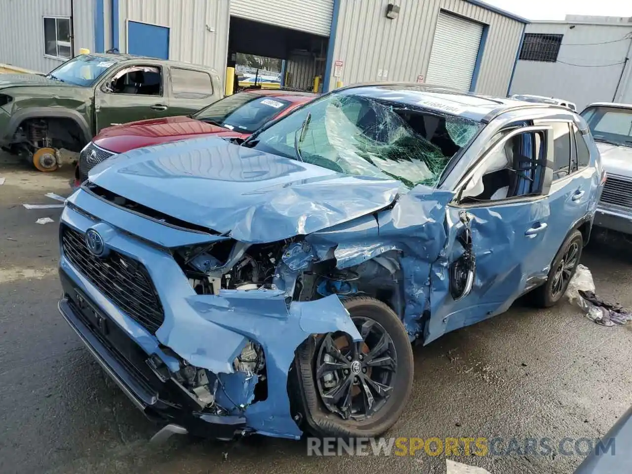 1 Photograph of a damaged car JTM16RFV1RD117232 TOYOTA RAV4 2024