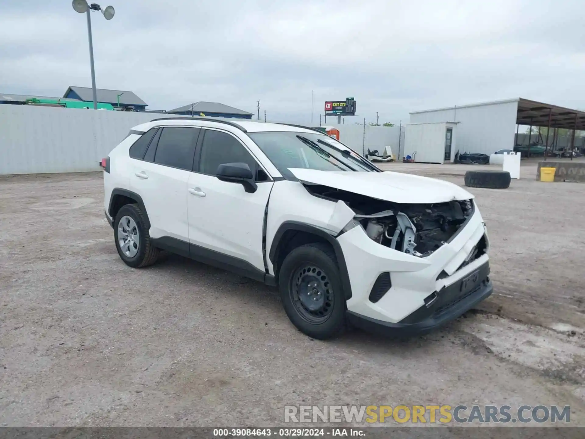 1 Фотография поврежденного автомобиля JTMH1RFV2K1002255 TOYOTA RAV4 4D 2WD 2019