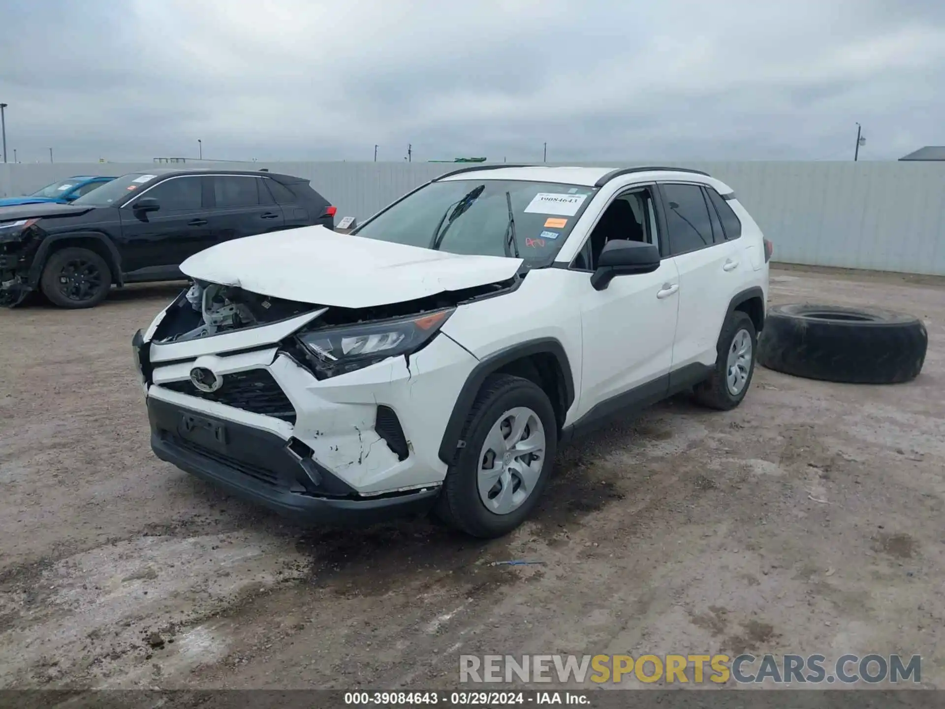 2 Фотография поврежденного автомобиля JTMH1RFV2K1002255 TOYOTA RAV4 4D 2WD 2019