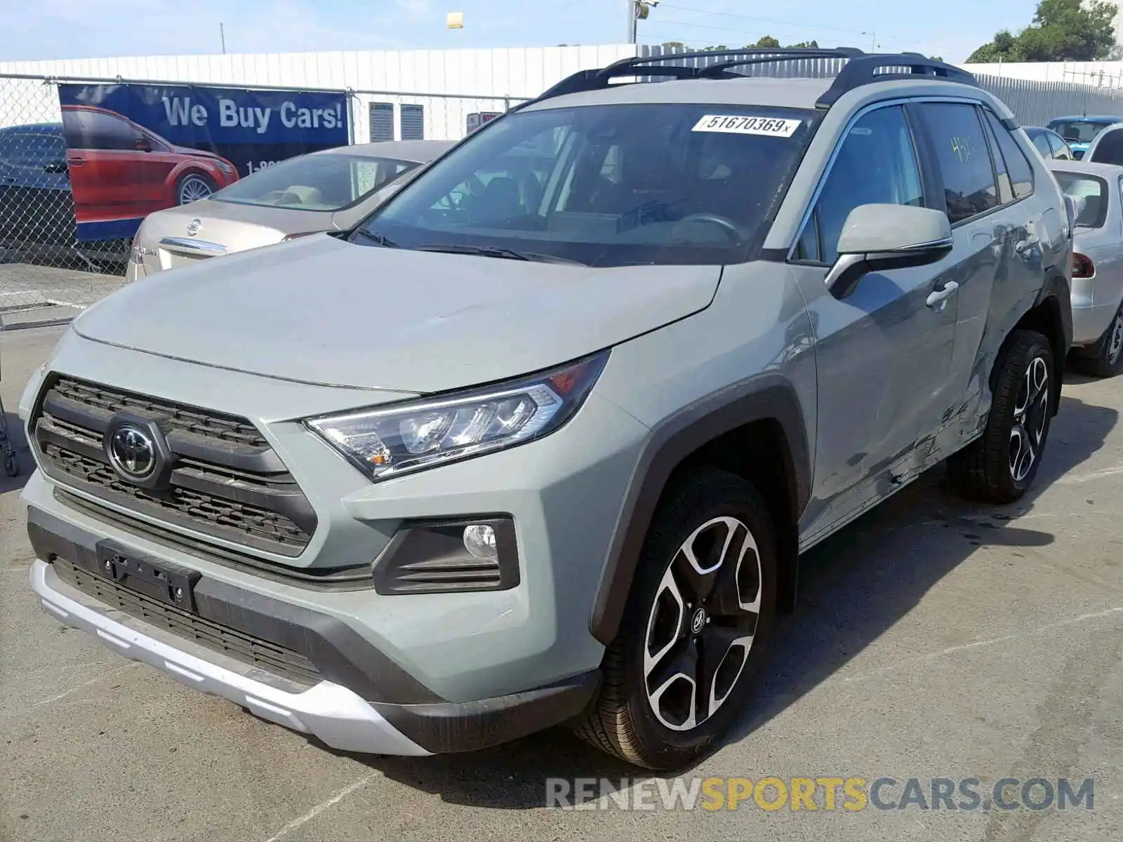 2 Photograph of a damaged car 2T3J1RFV1KW005411 TOYOTA RAV4 ADVEN 2019