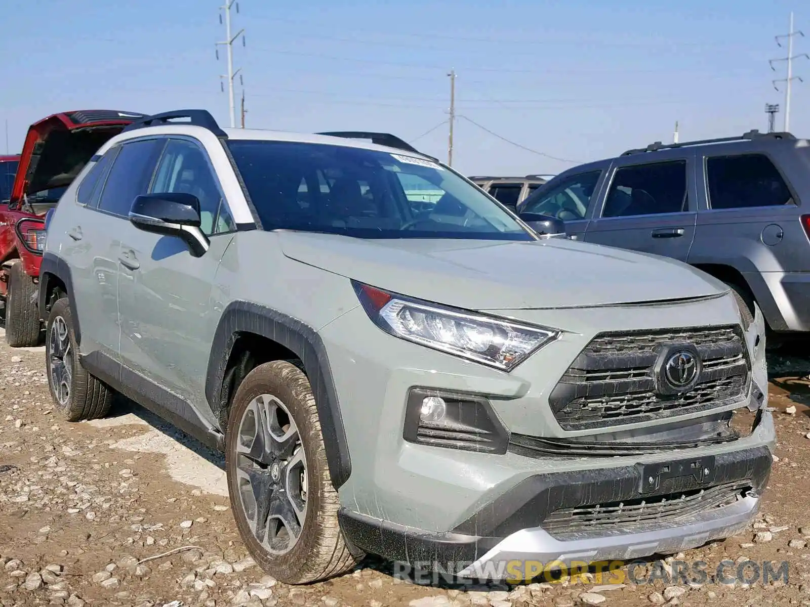 1 Photograph of a damaged car 2T3J1RFV5KW041098 TOYOTA RAV4 ADVEN 2019