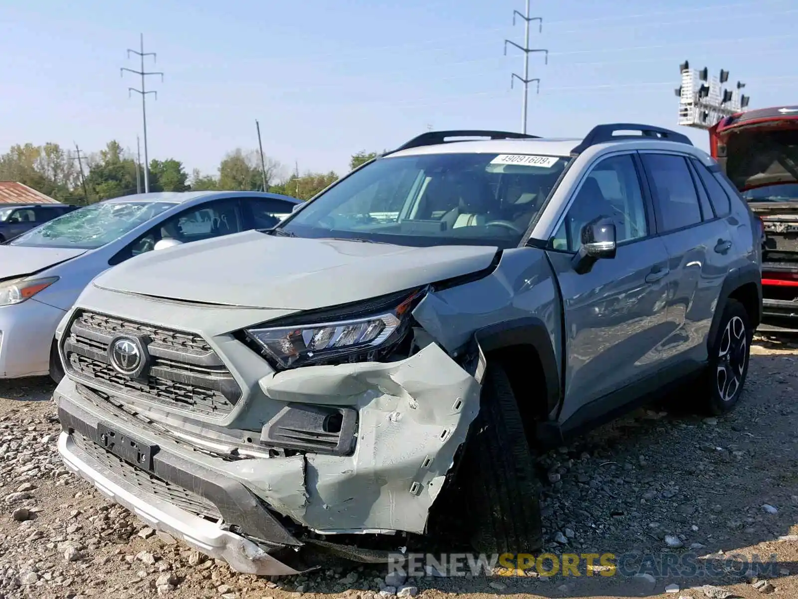 2 Photograph of a damaged car 2T3J1RFV5KW041098 TOYOTA RAV4 ADVEN 2019