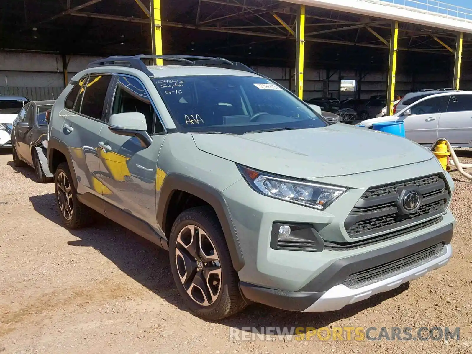 1 Photograph of a damaged car 2T3J1RFV7KW032788 TOYOTA RAV4 ADVEN 2019