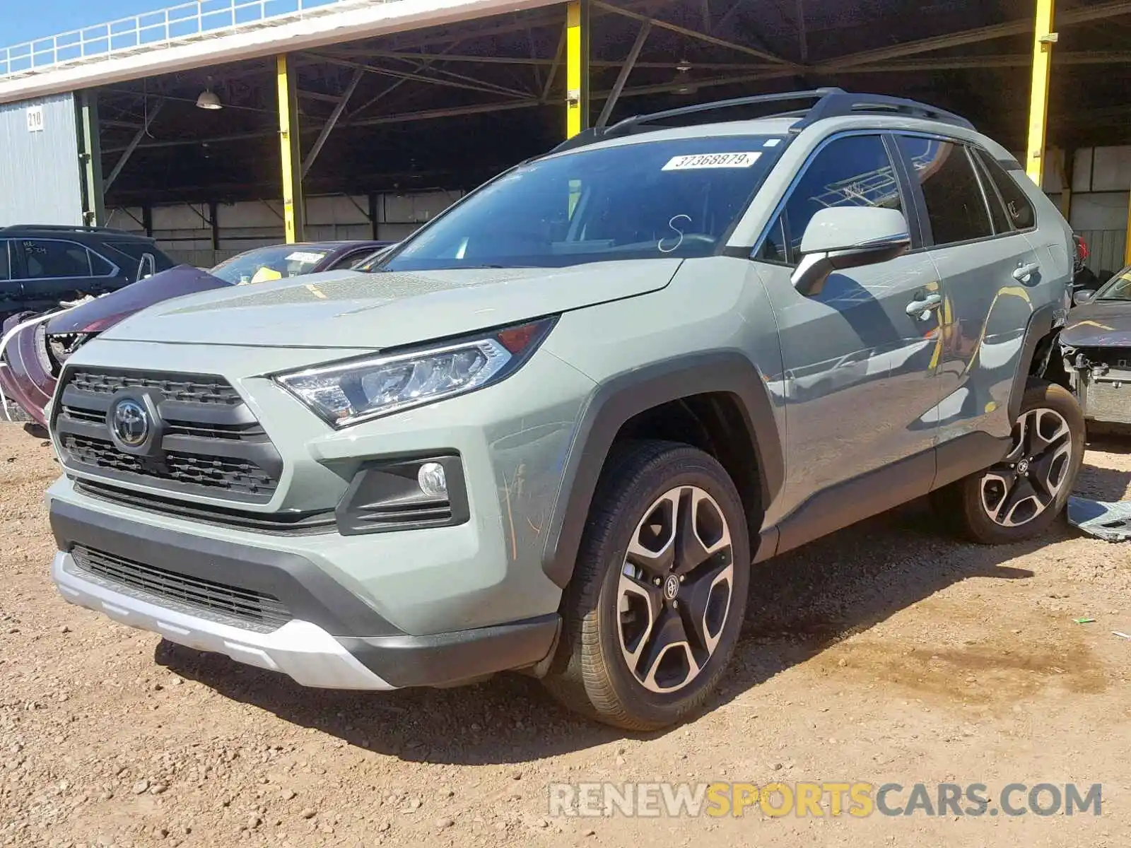 2 Photograph of a damaged car 2T3J1RFV7KW032788 TOYOTA RAV4 ADVEN 2019