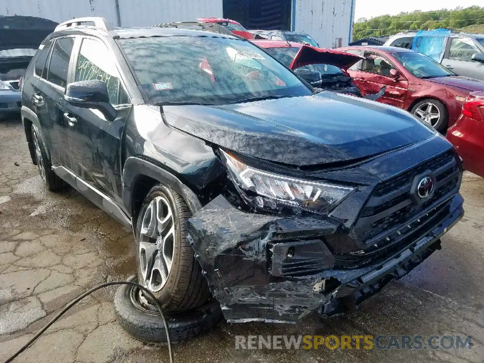 1 Photograph of a damaged car 2T3J1RFV8KW010900 TOYOTA RAV4 ADVEN 2019