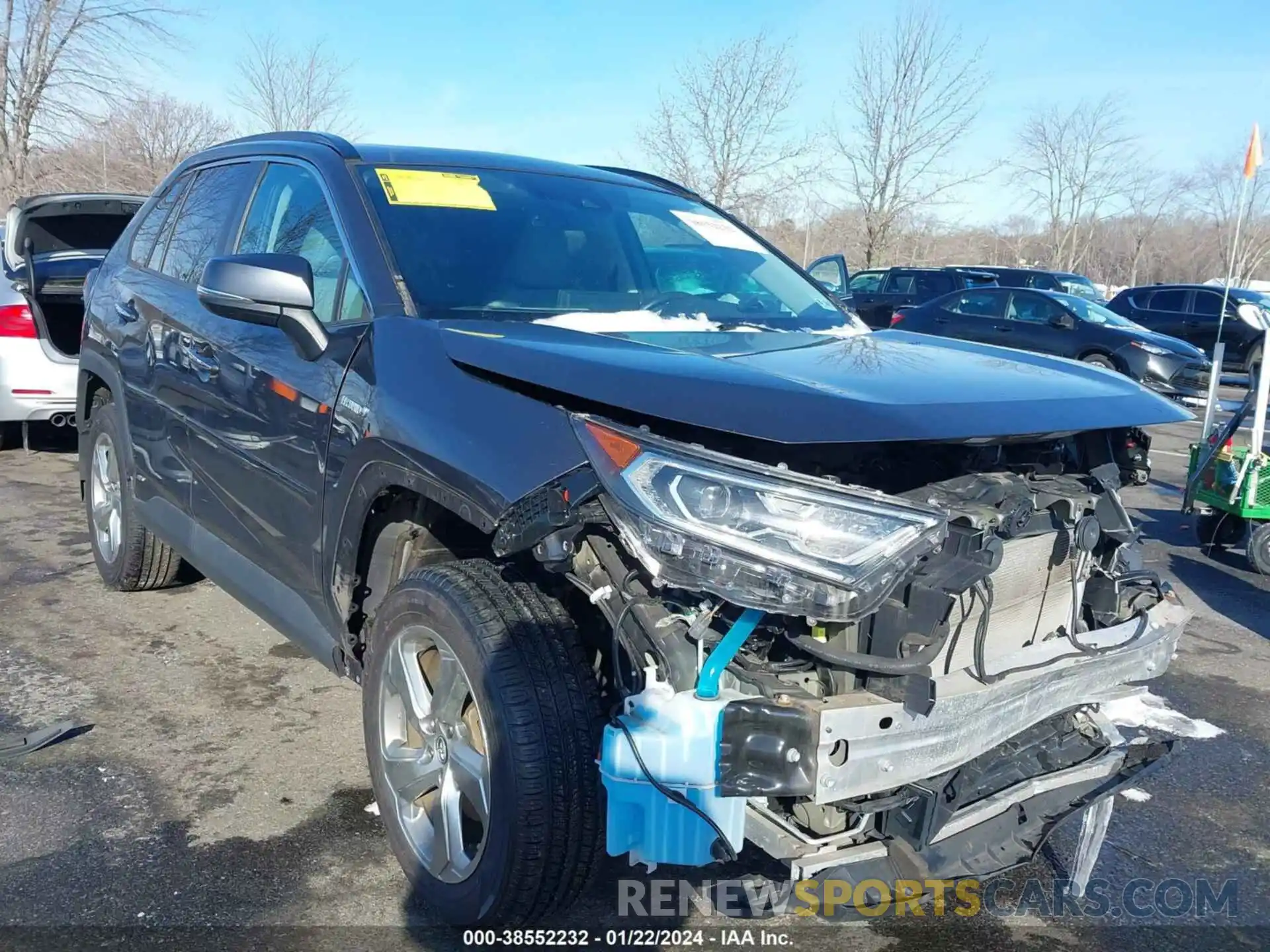 1 Photograph of a damaged car 2T3DWRFV0KW023011 TOYOTA RAV4 HYBRID 2019