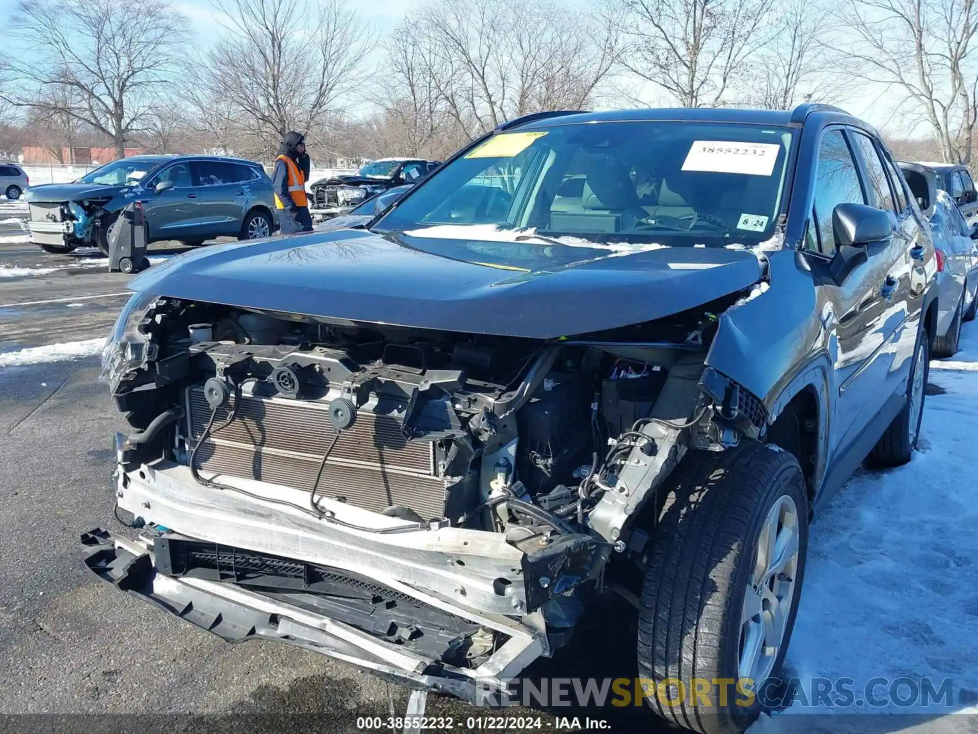 2 Photograph of a damaged car 2T3DWRFV0KW023011 TOYOTA RAV4 HYBRID 2019