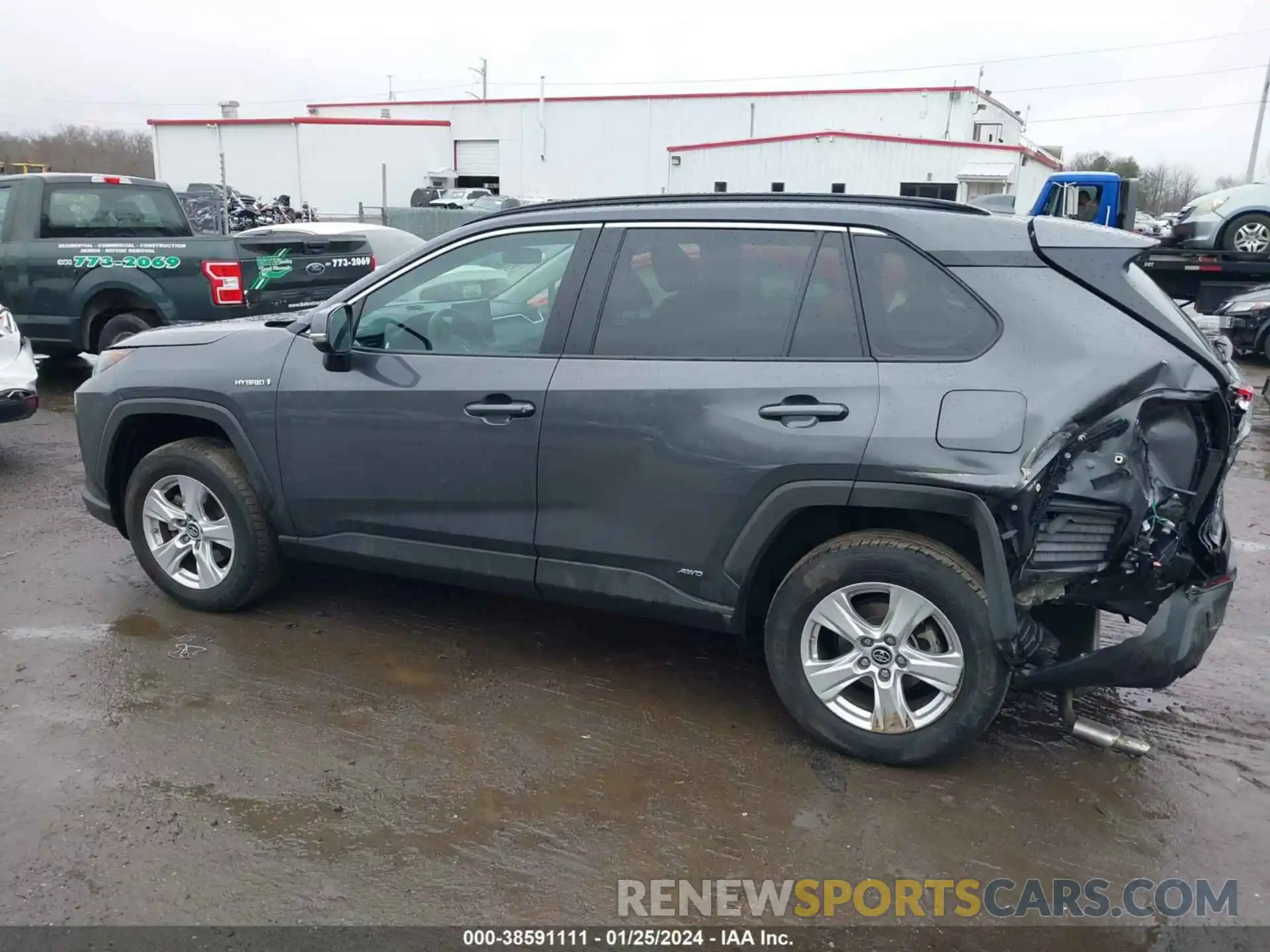 14 Photograph of a damaged car 2T3MWRFV9KW036842 TOYOTA RAV4 HYBRID 2019