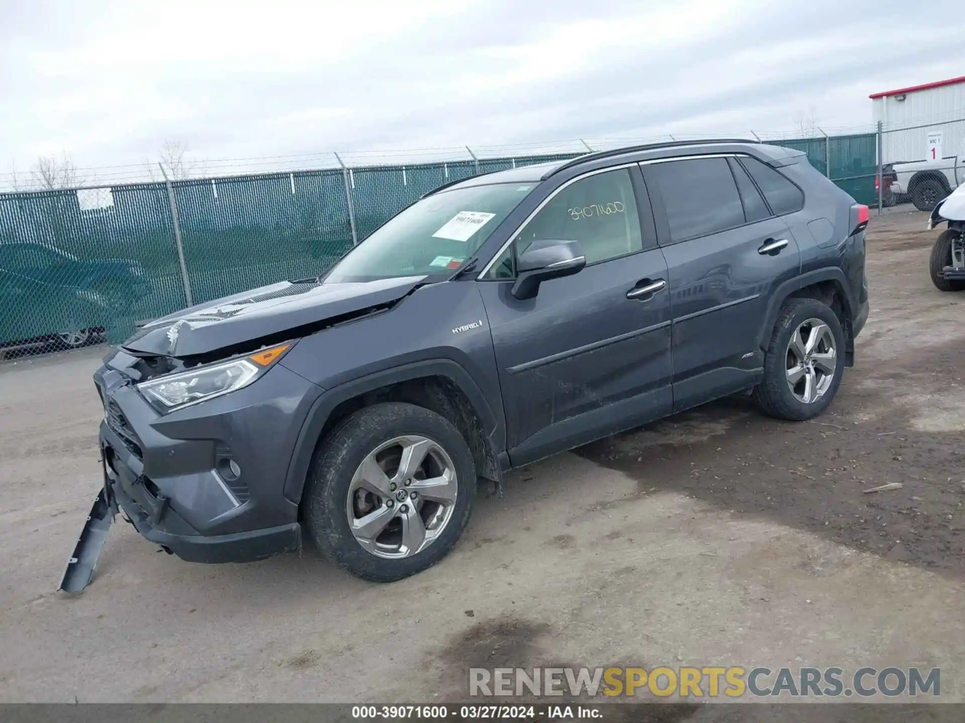 2 Фотография поврежденного автомобиля JTMDWRFV5KD027651 TOYOTA RAV4 HYBRID 2019