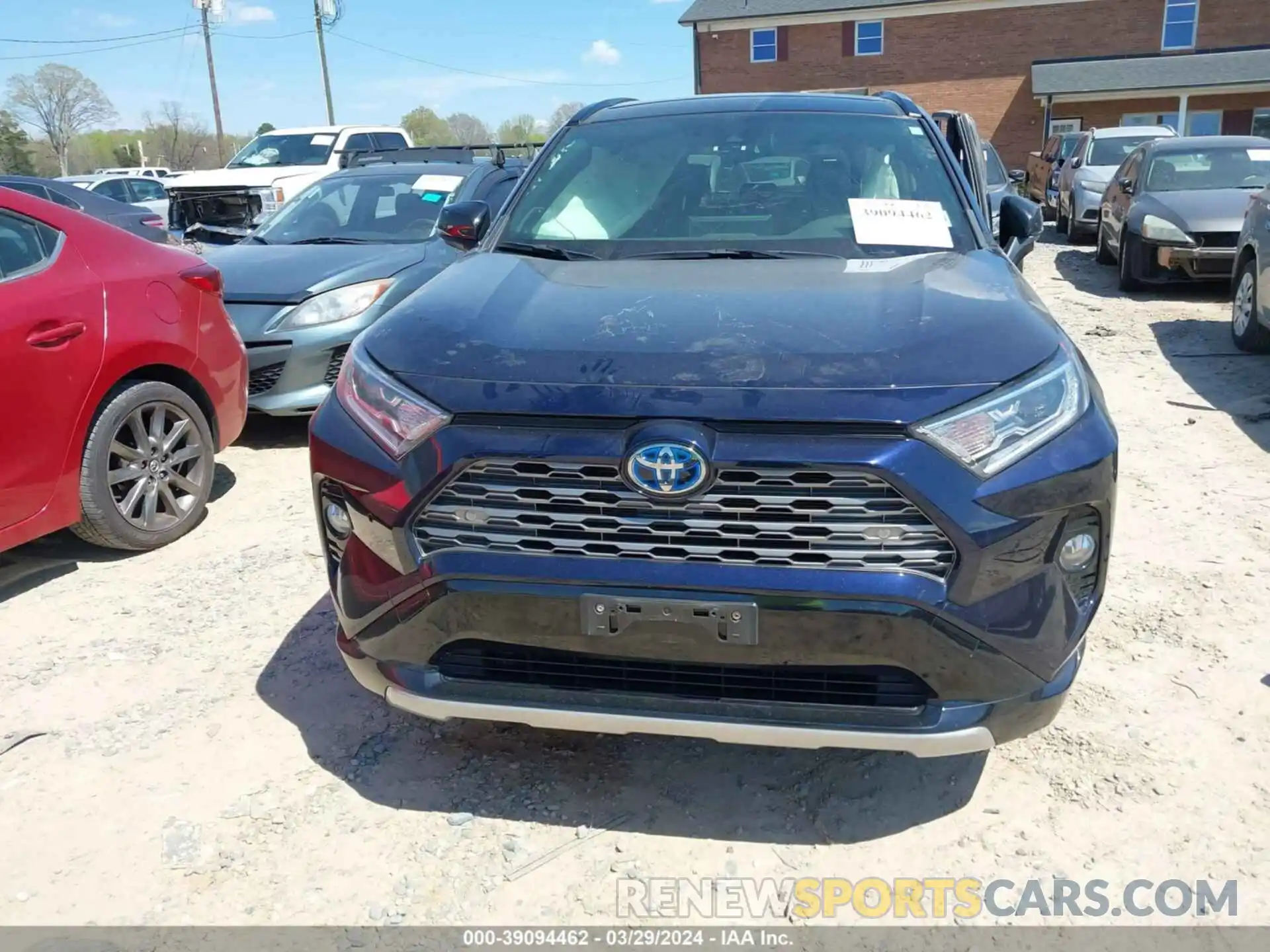 12 Photograph of a damaged car JTMEWRFV1KD508825 TOYOTA RAV4 HYBRID 2019