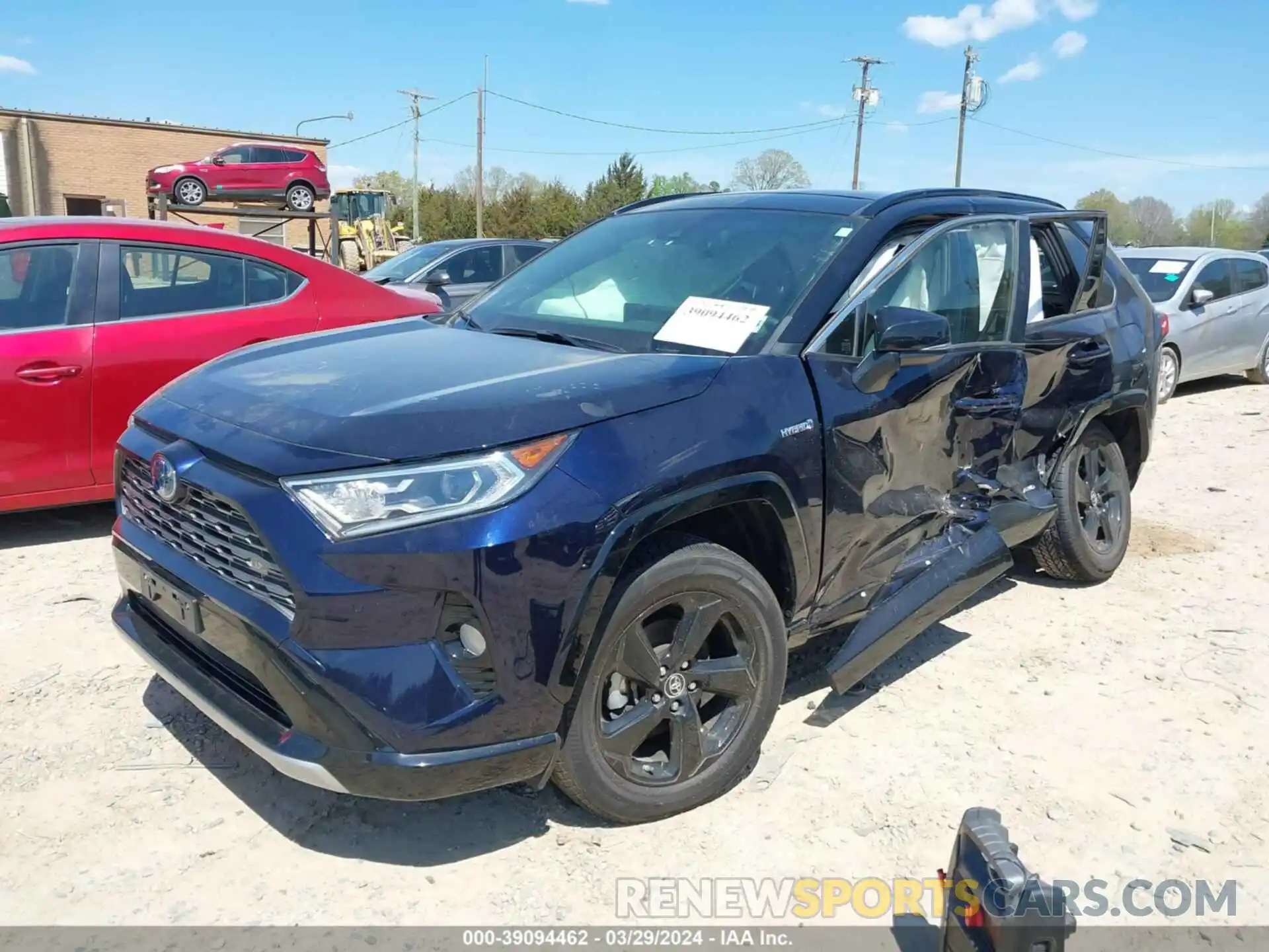 2 Photograph of a damaged car JTMEWRFV1KD508825 TOYOTA RAV4 HYBRID 2019