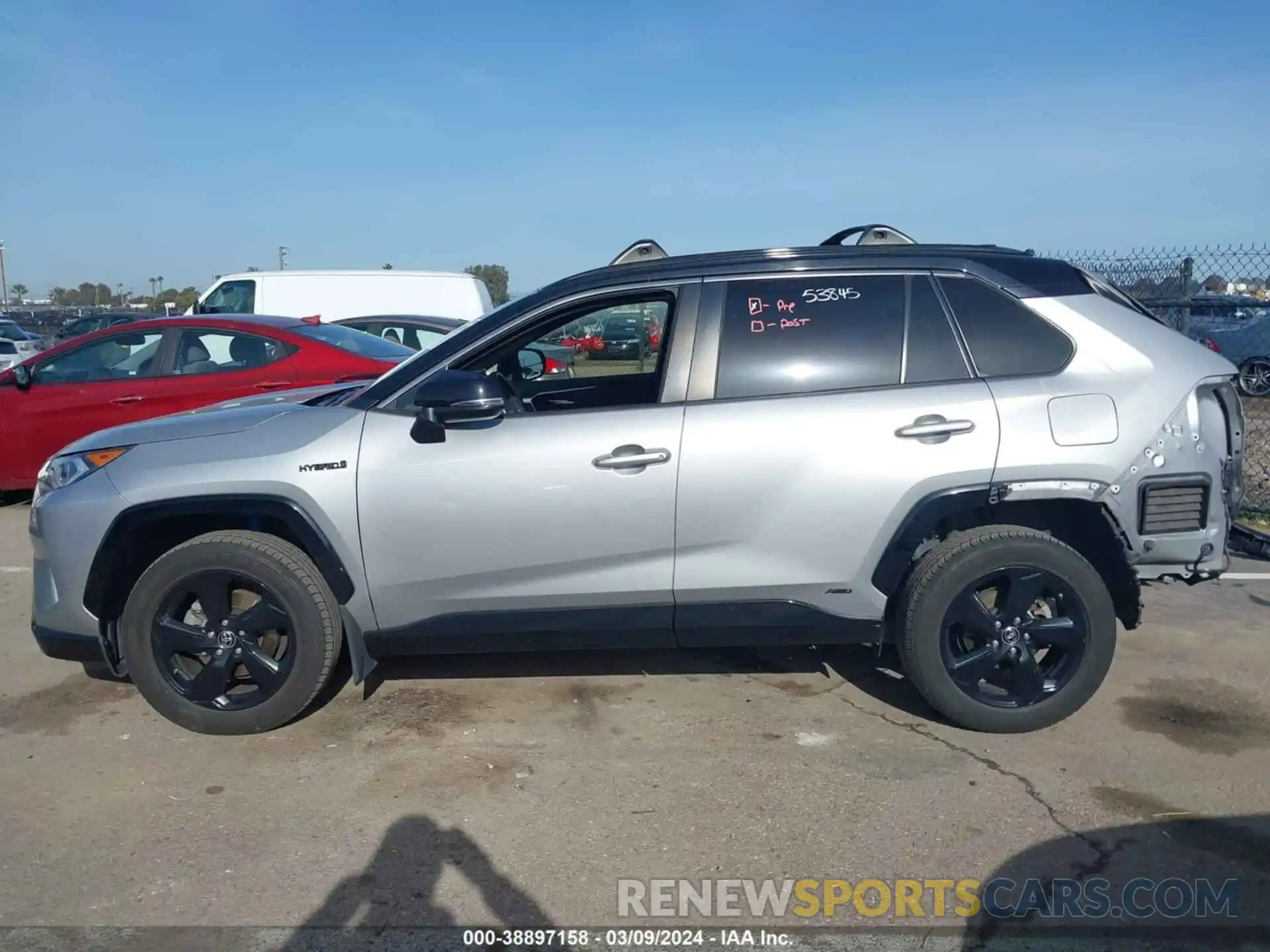 15 Photograph of a damaged car JTMEWRFV5KJ026912 TOYOTA RAV4 HYBRID 2019