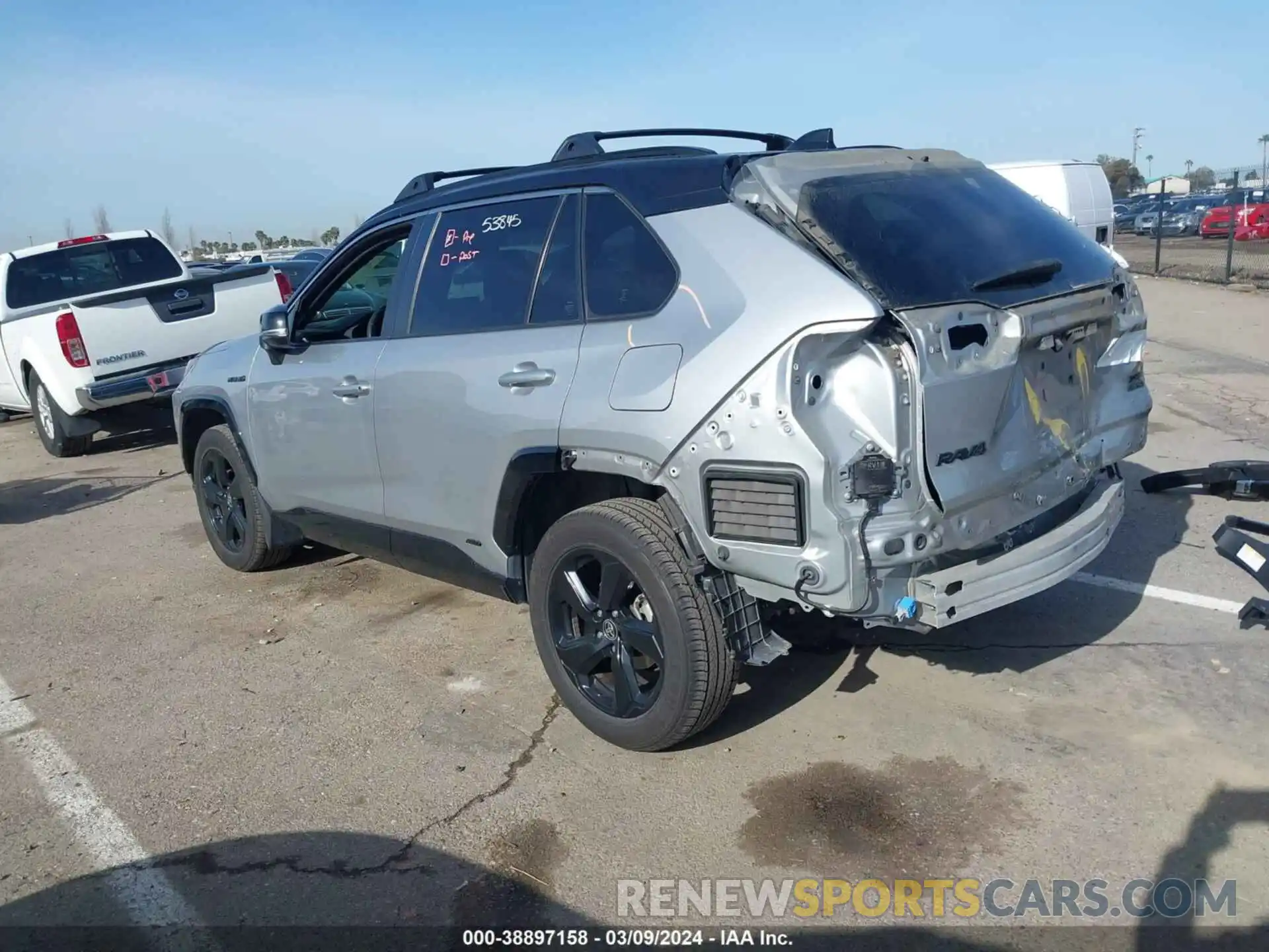 3 Photograph of a damaged car JTMEWRFV5KJ026912 TOYOTA RAV4 HYBRID 2019