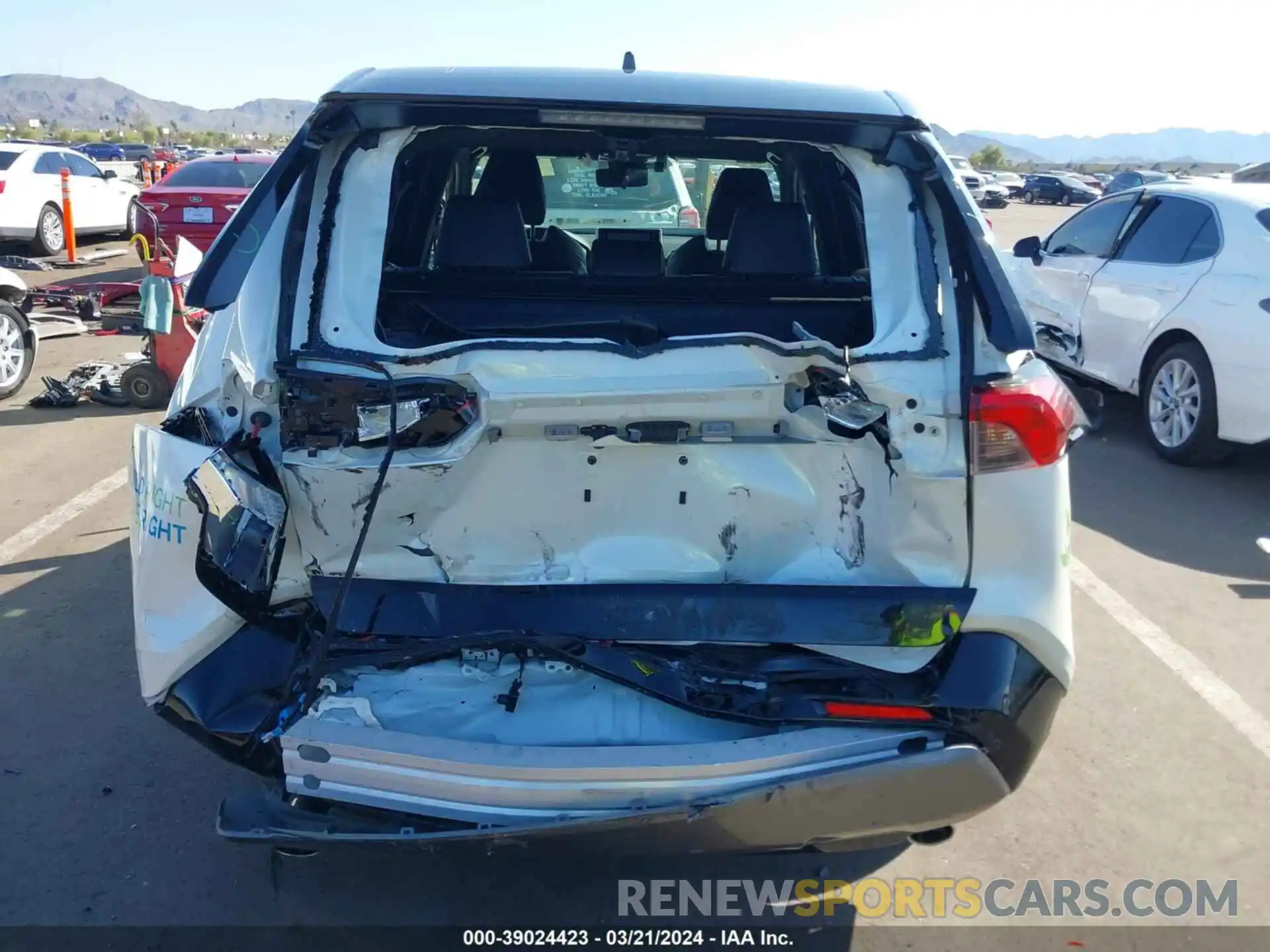 16 Photograph of a damaged car JTMEWRFV7KD506285 TOYOTA RAV4 HYBRID 2019