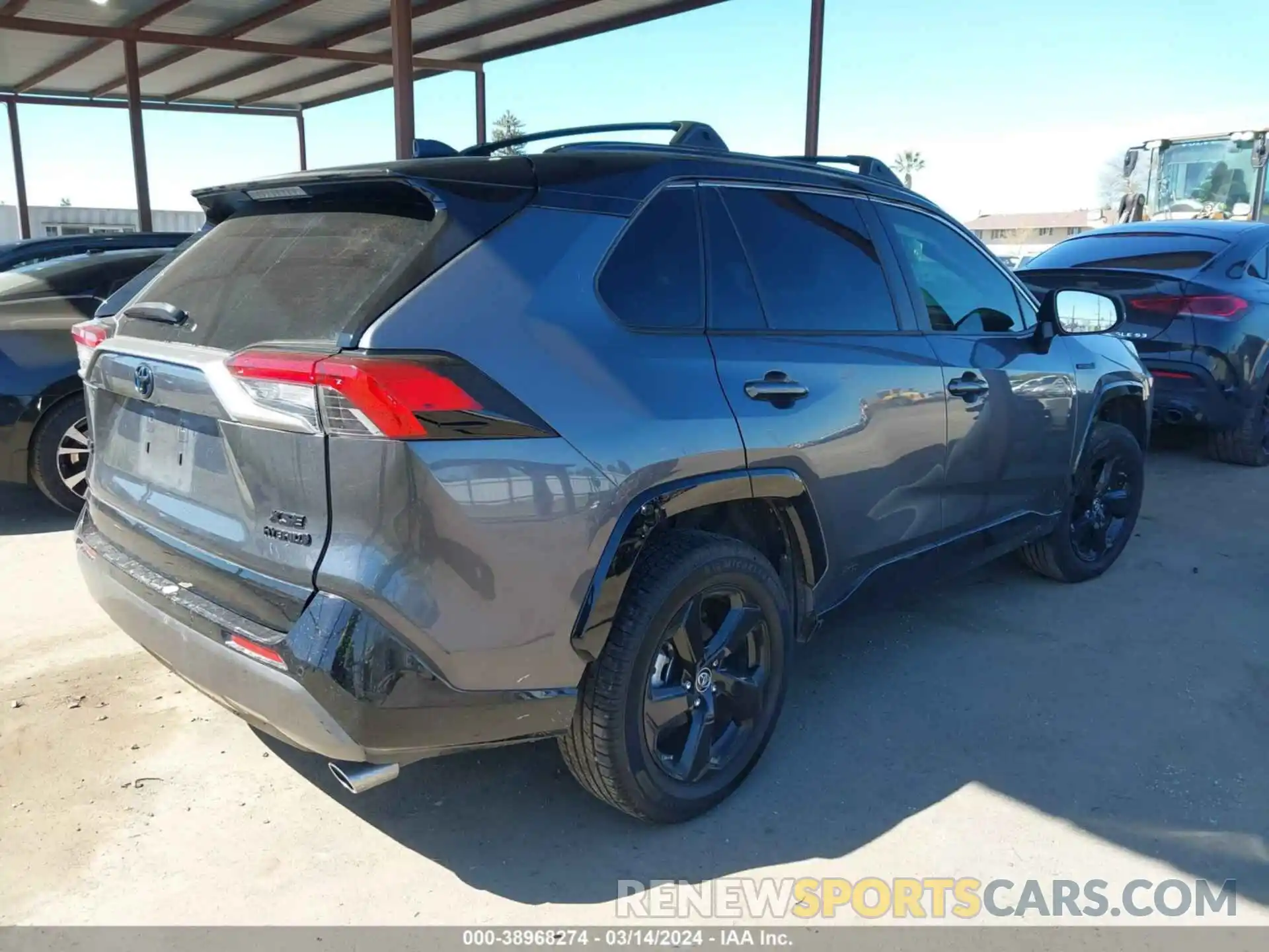 4 Фотография поврежденного автомобиля JTMEWRFV9KD515635 TOYOTA RAV4 HYBRID 2019