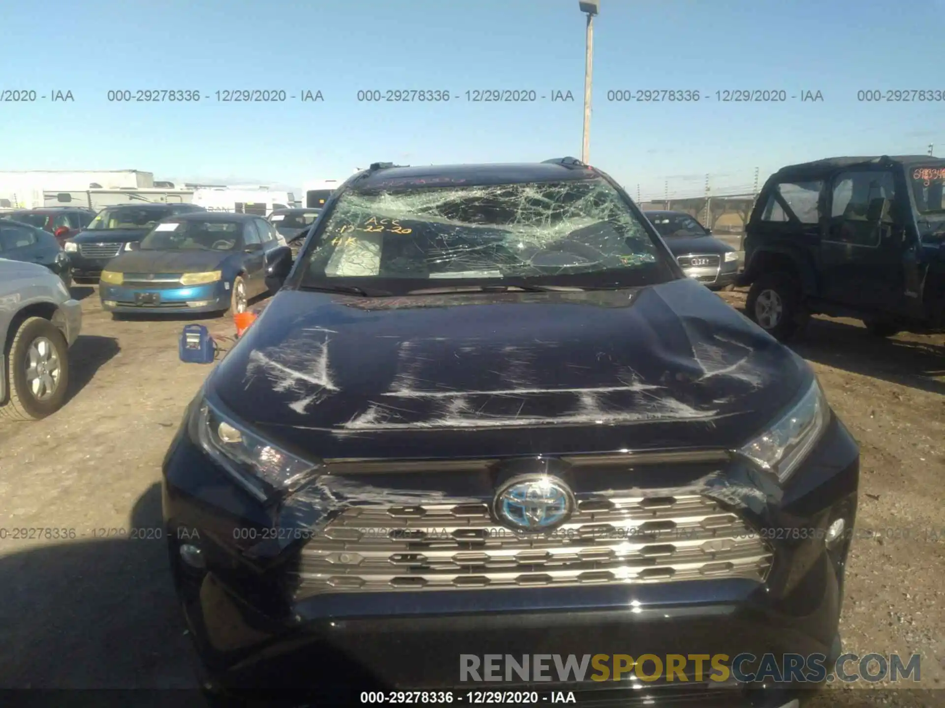 6 Photograph of a damaged car 4T3E6RFV2MU017394 TOYOTA RAV4 HYBRID 2021