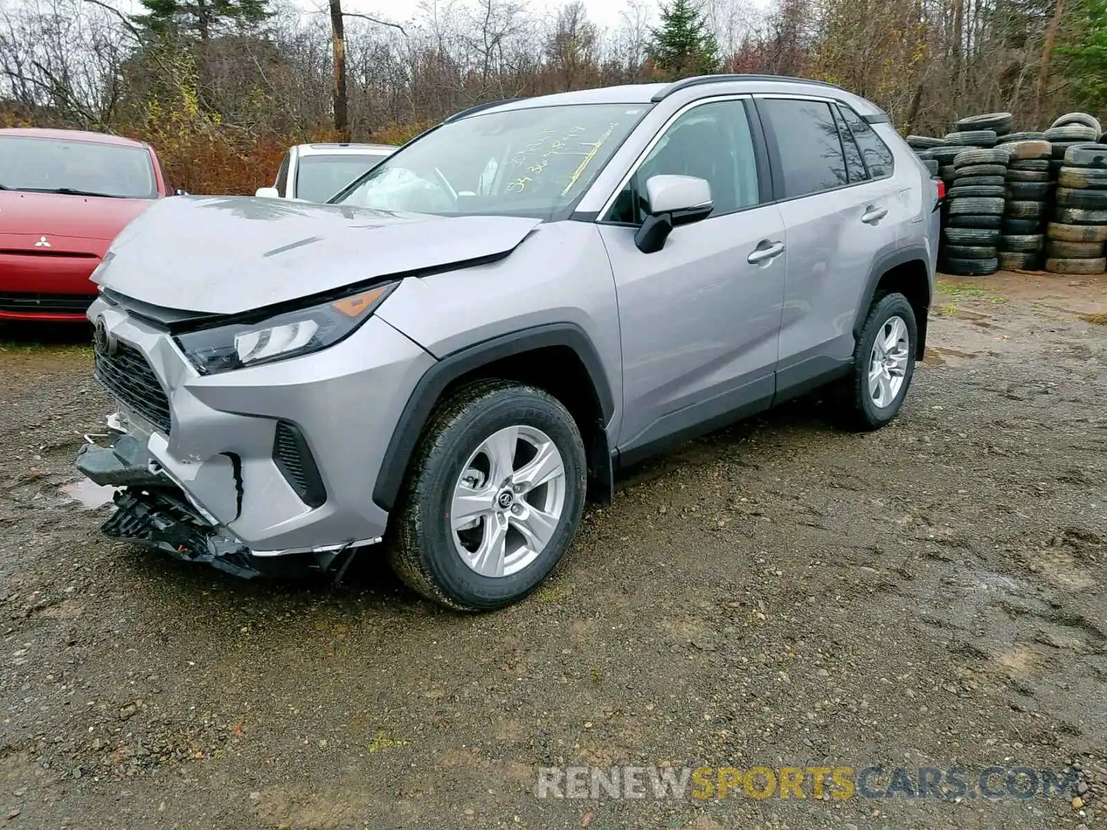 2 Фотография поврежденного автомобиля 2T3B1RFV0KC032895 TOYOTA RAV4 LE 2019