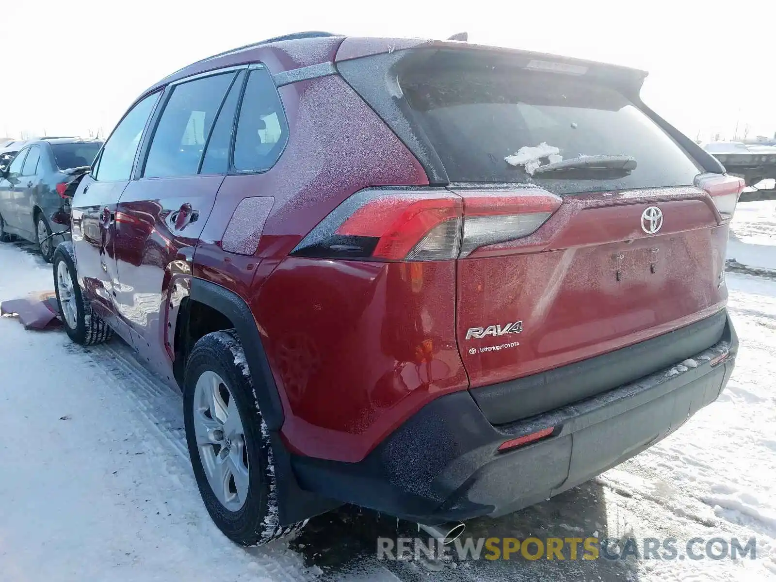 3 Photograph of a damaged car 2T3B1RFV6KC021755 TOYOTA RAV4 LE 2019