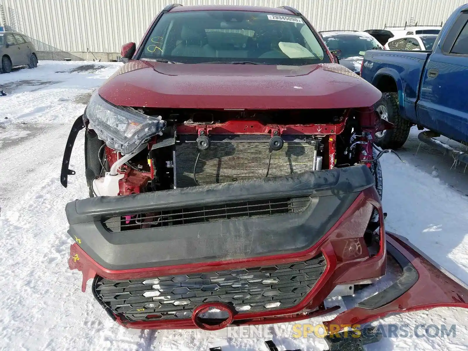 9 Photograph of a damaged car 2T3B1RFV6KC021755 TOYOTA RAV4 LE 2019